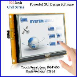 10.1 inch TFT-LCD Touchscreen Panel Display Module with GUI Software
