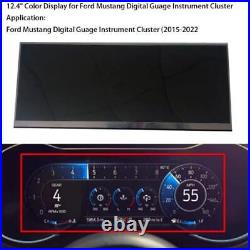 12.4'' Color Display for Ford Mustang Digital Guage Instrument Panel Speedometer