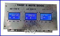 3 IN 1 LCD Display BOX For 110V AC / 220V AC Output / Solar Panel