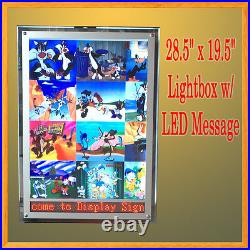 A2 LED Crystal Frame Light Box LED Programmable Scrolling Message Display Panel