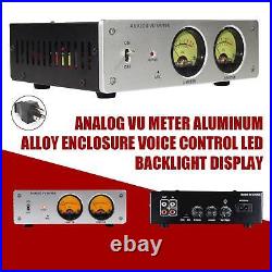 Analog VU Meter enclosure Amplifier/Speaker Audio Switcher Box DB Panel Display