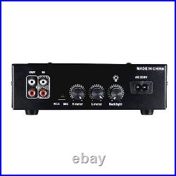 Analog VU Meter enclosure Amplifier/Speaker Audio Switcher Box DB Panel Display