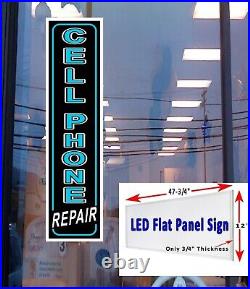Cell Phone Repair Led flat panel light box sign 48in x 12in