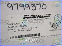 Flowline Li55-1201 Analog Input Display Panel New In Box