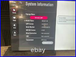 New! Open Box! LG 55 Commercial Video Wall Display 1080p 55VL5F-A