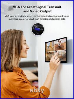 UProject B214 VGA HDMI Industrial Monitor 14 1080P Portable Touchscreen VESA