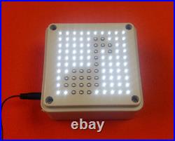WHITE LED Matrix Display Cube box Portable Light Show Effect 10 x 10 handmade